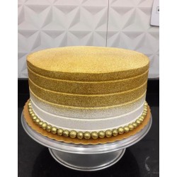 Brokat spożywczy jadalny do dekoracji ZŁOTY 20g GOLD