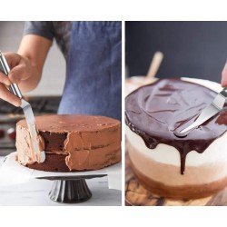 Szpatuła cukiernicza wygięta nóż 25cm stalnierdzewna