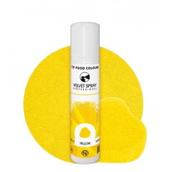 Zamsz w Sprayu Żółty Food Colorus Velvet 100ml