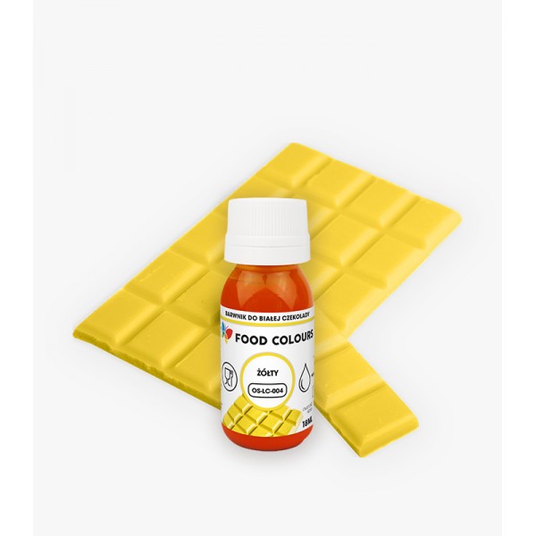 Barwnik spożywczy do czekolady i mas tłustych ŻÓŁTY 18ml