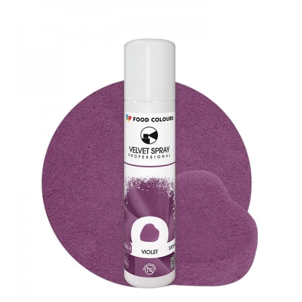 Zamsz w Sprayu Fioletowy Food Colorus Velvet 100ml