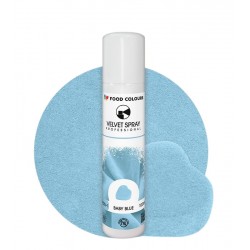 Zamsz w Sprayu Błękitny Food Colours Velvet 100ml BABY BLUE