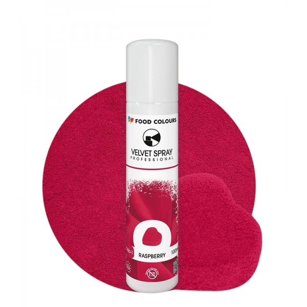 Zamsz w Sprayu Malinowy Food Colorus Velvet 100ml Raspberry