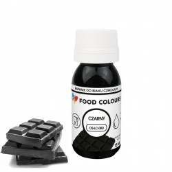 Barwnik spożywczy do czekolady i mas tłustych CZARNY 18ml