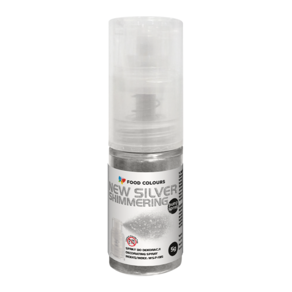 Metaliczny Barwnik Pyłek w sprayu SREBRNY 5g