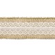 Taśma jutowa z koronką 5x500cm
