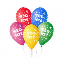 Balony pastelowe STO LAT 30cm 5szt