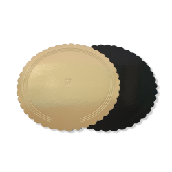 Podkład pod złoto-czarny 20cm 2400g karbowany