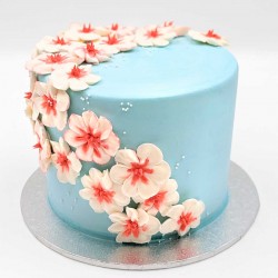 Podkład pod tort okrągły Srebrny Gruby 20x1,2cm