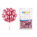 Balony chromowane różowe 13cali 33cm 50sztuk Shiny