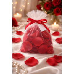 Płatki r&oacute;ż czerwone 100szt