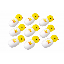 Drewniane dekoracje Kurczaki samoprzylepne 12szt