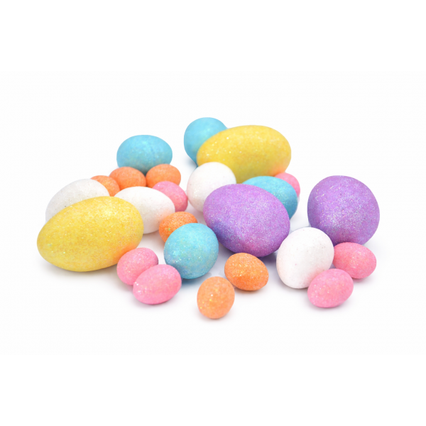 Pisanki brokatowe mix kolorów