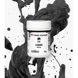 Barwnik spożywczy w żelu Czarny Food Colours 35g