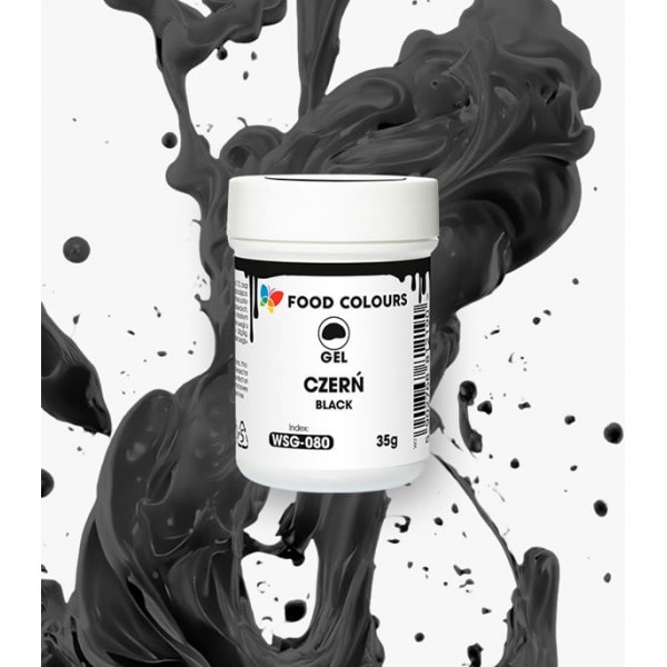 Barwnik spożywczy w żelu Czarny Food Colours 35g