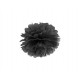 Pompon bibułowy 25 cm czarny
