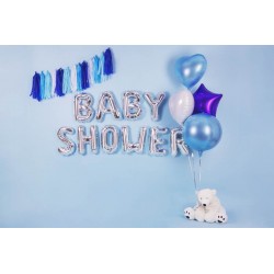 Balon foliowy serce 45cm błękitny