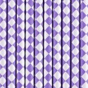 Słomki papierowe liliowe karo 10szt