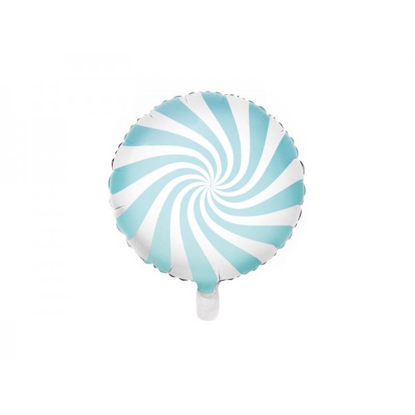 Balon foliowy cukierek jasnoniebieski 45cm
