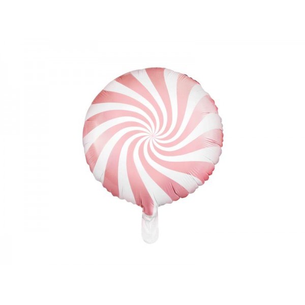 Balon foliowy cukierek jasnoóżowy 45cm