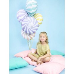 Balon foliowy cukierek jasny liliowy 45cm