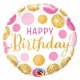 Balon foliowy Happy Birthday 46cm