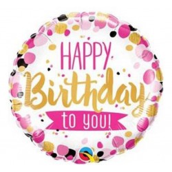 Balon foliowy Happy Birthday to you 46cm