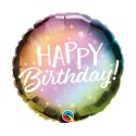 Balon foliowy Happy Birthday 46cm