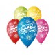 Balony pastelowe Happy Birthday 30cm 5szt