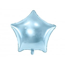 Balon foliowy Gwiazdka błękitny 48cm