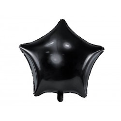 Balon foliowy Gwiazdka czarny 48cm