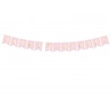 Baner Happy Birthday jasnoróżowy 15x175cm