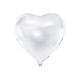 Balon foliowy serce 45cm biały