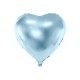 Balon foliowy serce 45cm błękitny