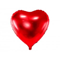 Balon foliowy Serce 61cm czerwony