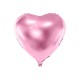 Balon foliowy serce jasnoróżowy 45cm
