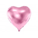 Balon foliowy serce jasnoróżowy 45cm