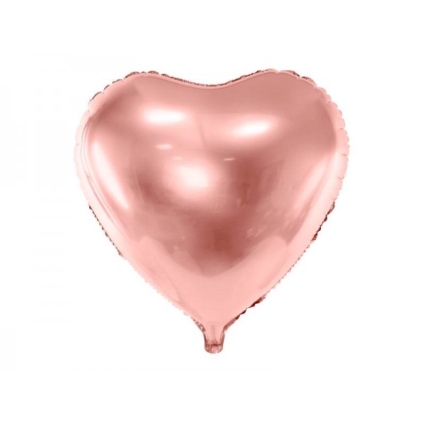Balon foliowy serce rose gold 45cm