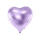 Balon foliowy serce liliowy 45cm