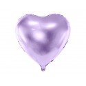 Balon foliowy serce liliowy 45cm