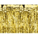Kurtyna metalizowana złota 250x90cm