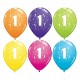 Balony pastelowe na 1 urodziny mix kolorów 11cali 28cm 6szt