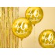 Balon foliowy 40th Birthday złoty 18cali 45cm