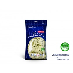 Balony pastelowe jasnokremowe 5cali 12cm 100szt Strong