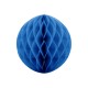 Kula bibułowa niebieska 30cm