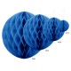 Kula bibułowa niebieska 20cm