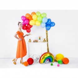 Balony pastelowe różowe ogniste 12cali 30cm 100szt Strong