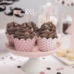 Foremki papierowe na muffinki Sweets 5x7,5x5cm 6szt