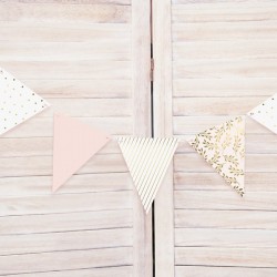 Girlanda flagi pastelowa 12 flag