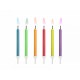 Świeczki urodzinowe Kolorowe Płomienie 6szt